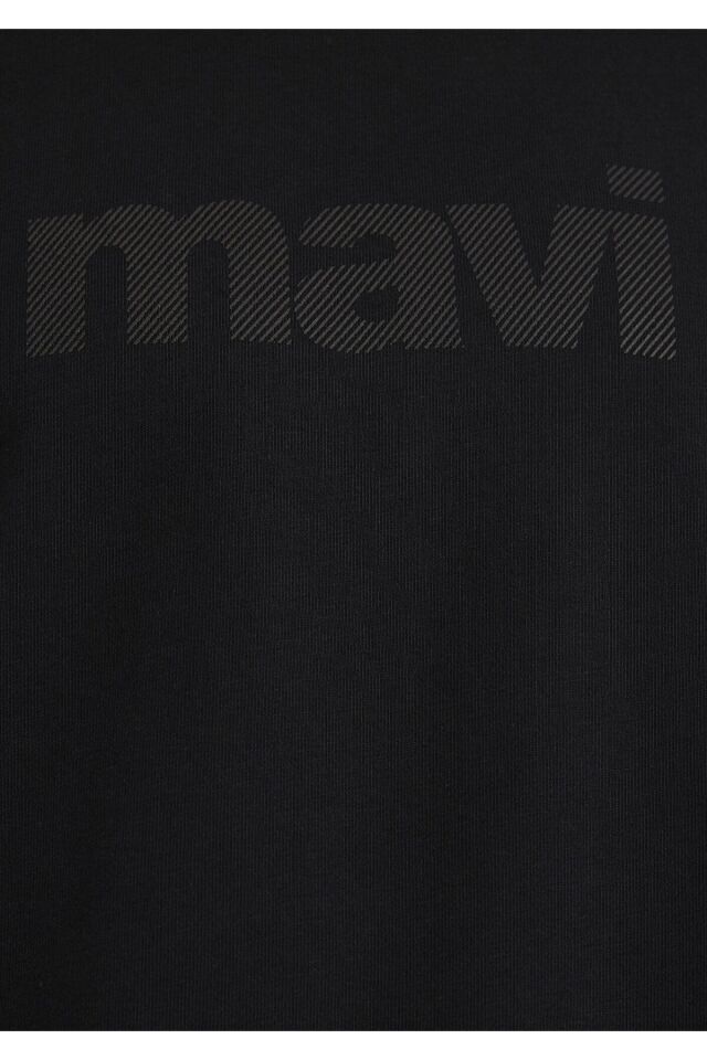 MAVİ ERKEK MAVİ LOGO TİŞÖRT Siyah 0611807-900