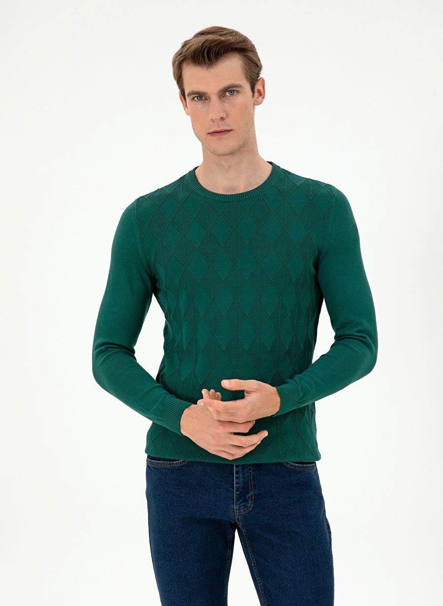 U.S. POLO ASSN. ERKEK DOKUMA GOMLEK G081GL0TK-000-1957259