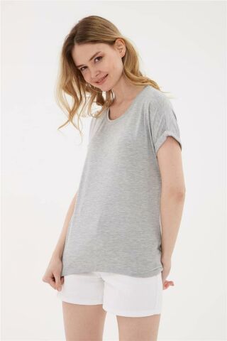 FASHION FRIENDS KADIN BİSİKLET YAKA BLUZ 23Y-BLZ0194K1
