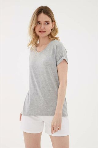 FASHION FRIENDS KADIN BİSİKLET YAKA BLUZ 23Y-BLZ0194K1
