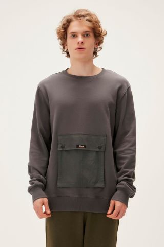 BAD BEAR ERKEK SWEATSHIRT KANGAROO CREWNECK 22.02.12.017