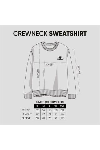 BAD BEAR ERKEK SWEATSHIRT KANGAROO CREWNECK 22.02.12.017