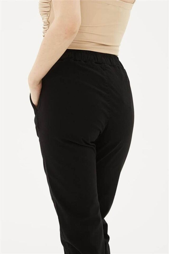 FASHION FRIENDS KADIN PAÇASI VE BELİ LASTİKLİ PANTOLON 24Y0009K1