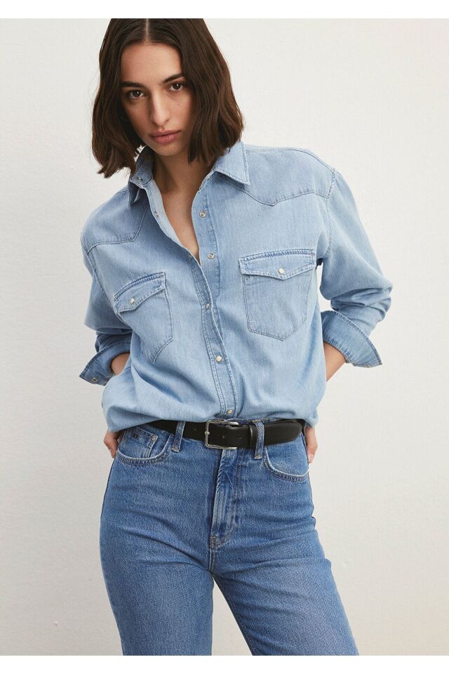 MAVİ KADIN PATRICIA Bleached Classic Denim 1210784-87099