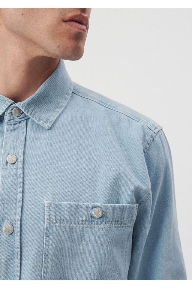 MAVİ ERKEK ÇİFT CEPLİ GÖMLEK Bebe Mavi 0210720-70813