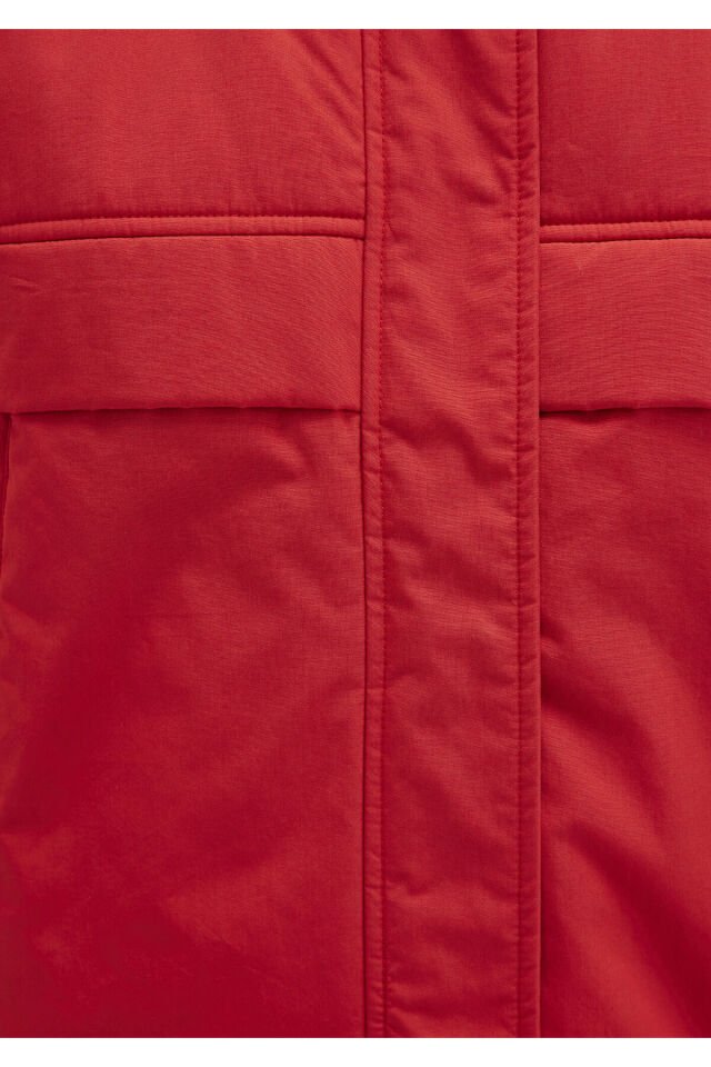 MAVİ KADIN KAPUŞONLU CEKET Yanık Kırmızı 1110348-70461