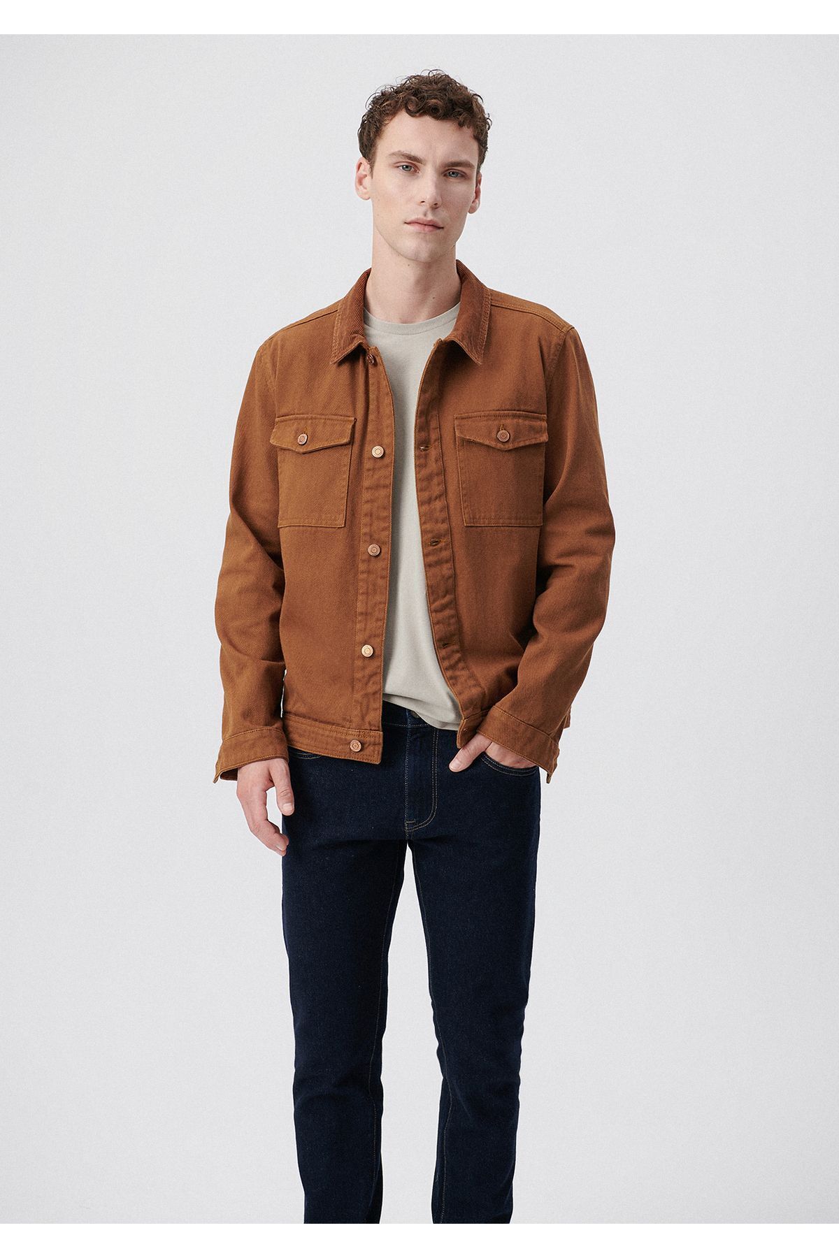 MAVİ ERKEK CEKET Kahverengi 0110078-70227