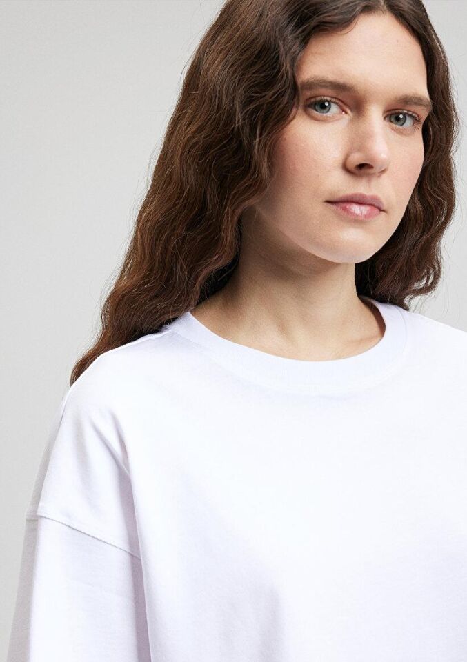 MAVİ KADIN CROP BASİC Beyaz 1612377-620