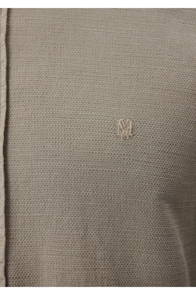 MAVİ ERKEK UZUN KOL GÖMLEK Pussywillow Gray 021123-70151