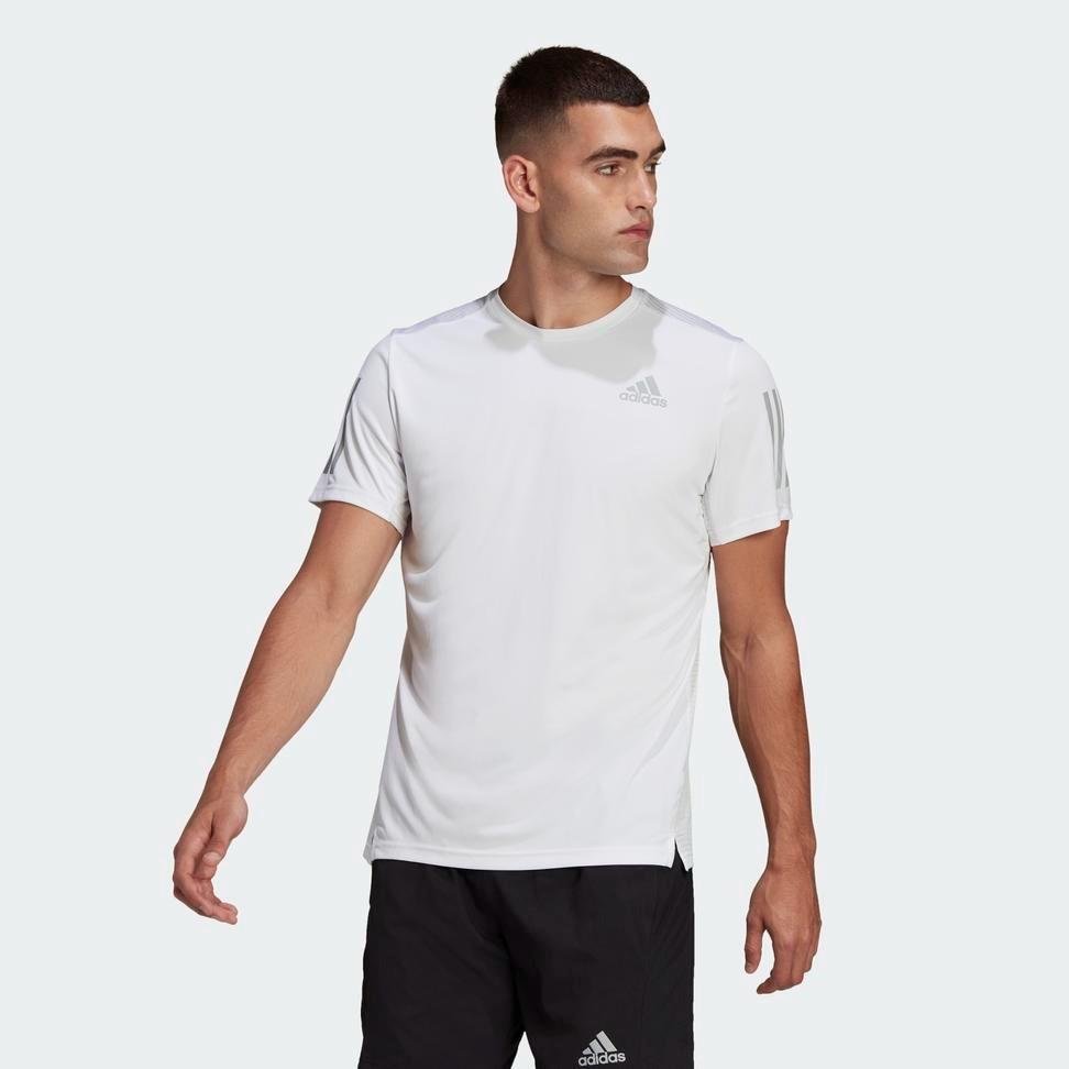 ADİDAS ERKEK TİŞÖRT OWN THE RUN TEE HB7444 BEYAZ - XS