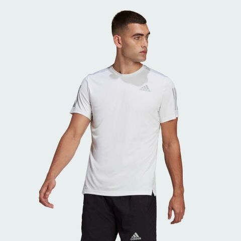 ADİDAS ERKEK TİŞÖRT OWN THE RUN TEE HB7444 BEYAZ - XS