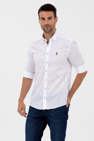 U.S. POLO ASSN. ERKEK DOKUMA GOMLEK G081SZ004-1571045
