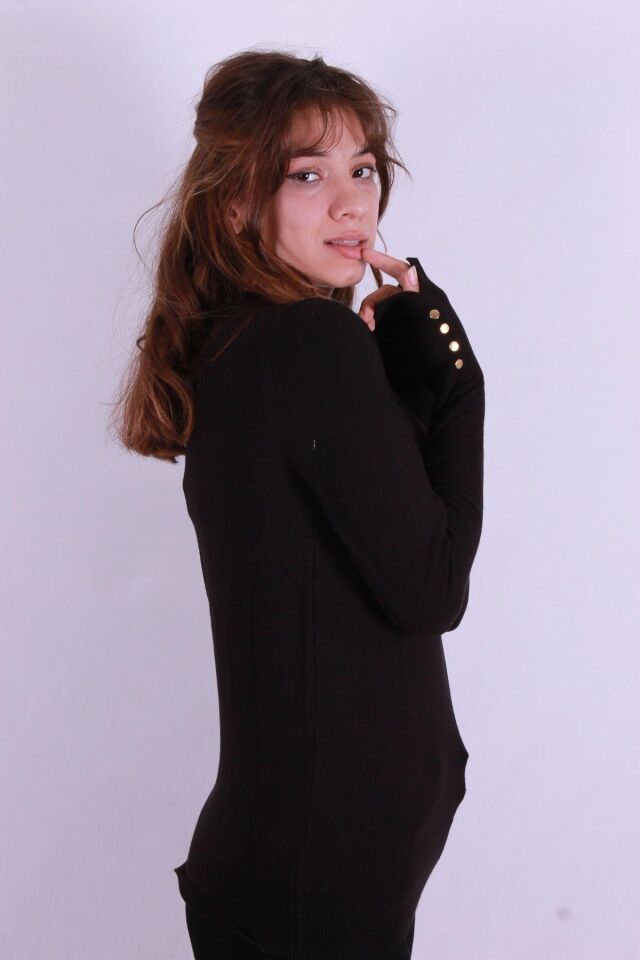 FASHION FRIENDS KADIN BİSİKLET YAKA KAZAK 24K0023K1