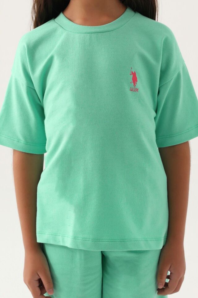 U.S. POLO ASSN. KIZ GARSON BERMUDA TAKIM US1822-G