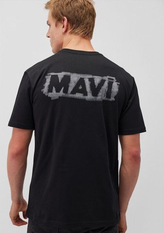 MAVİ ERKEK MAVİ BASKILI TİŞÖRT Siyah 0612349-900