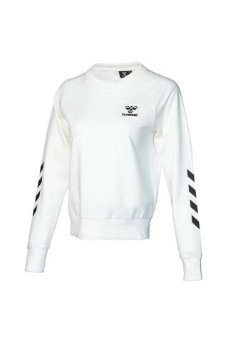 HUMMEL KADIN SWEATSHIRT hmlT-NONI 2.0 SWEATSHIRT 921457 OFF WHITE - M