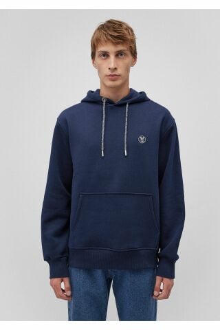 MAVİ ERKEK KAPÜŞONLU SWEATSHIRT Derin Lacivert 065809-70497