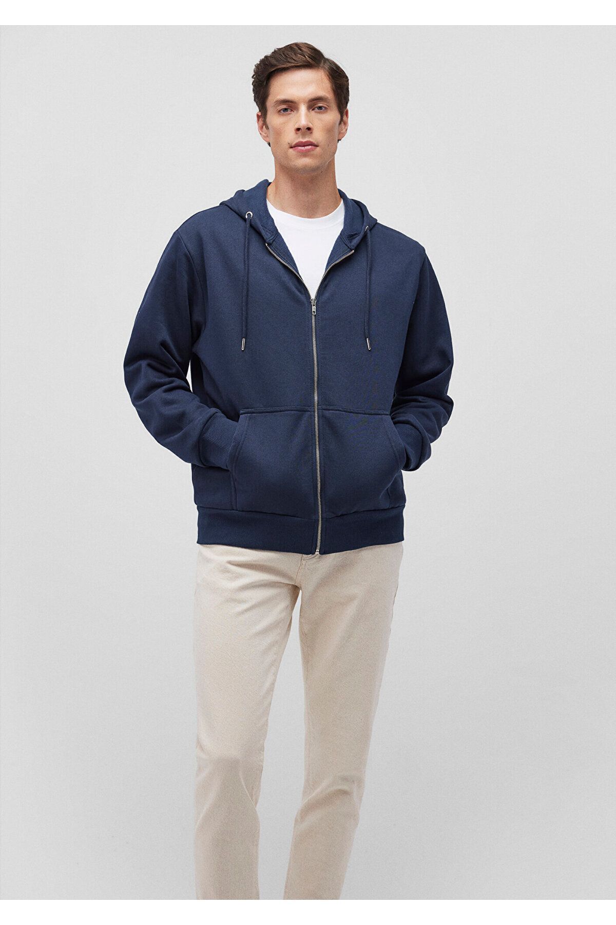 MAVİ ERKEK KAPÜŞONLU SWEATSHIRT  Gece Lacivert 0S10277-70490