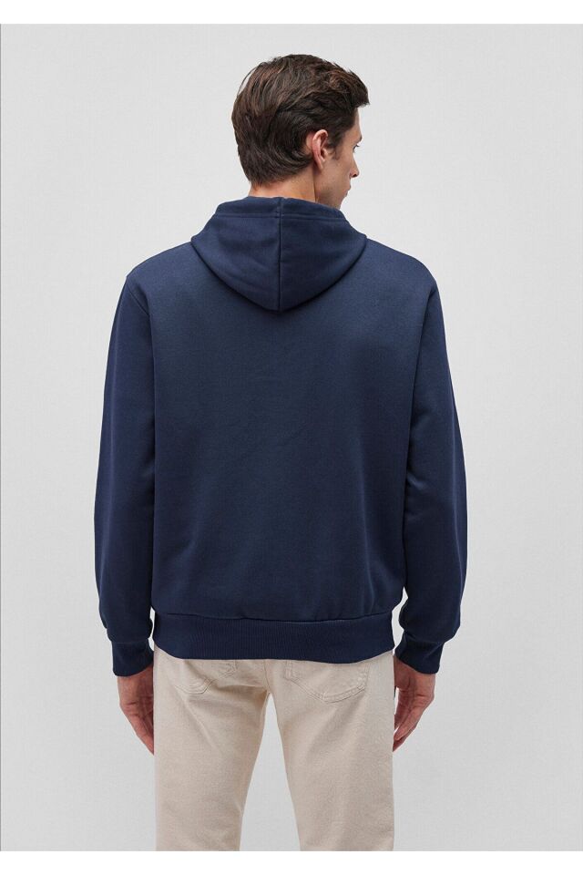 MAVİ ERKEK KAPÜŞONLU SWEATSHIRT  Gece Lacivert 0S10277-70490