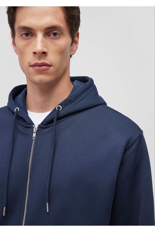 MAVİ ERKEK KAPÜŞONLU SWEATSHIRT  Gece Lacivert 0S10277-70490