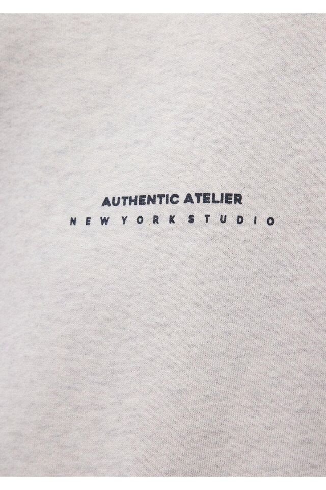 MAVİ KADIN BISIKLET YAKA SWEATSHIRT Light Grey Mela 1S10160-87033