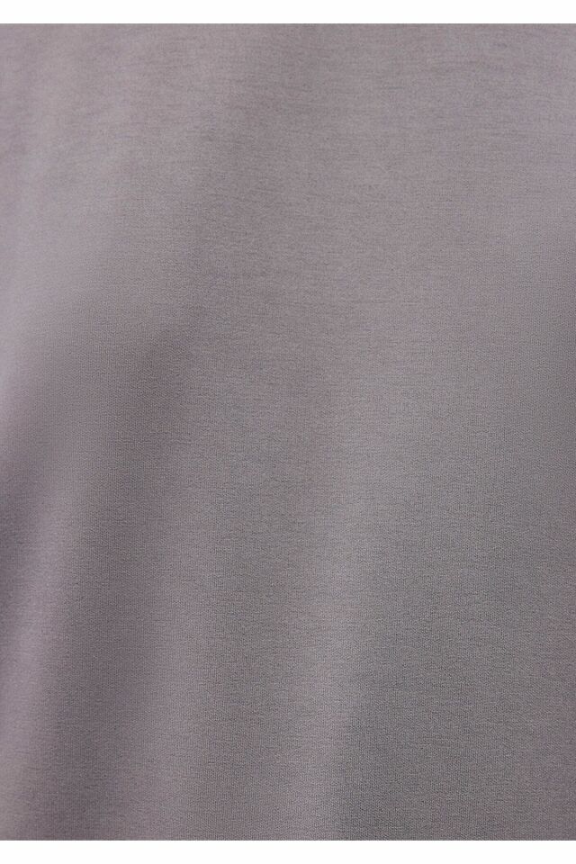 MAVİ KADIN OVERSİZE SWEATSHIRT Koyu Gri 168837-70122