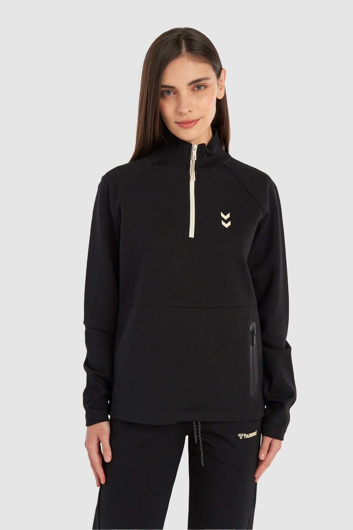 HUMMEL KADIN FERMUARLI SWEATSHIRT FUYU ZIP NECK SWEATSHIRT 921960