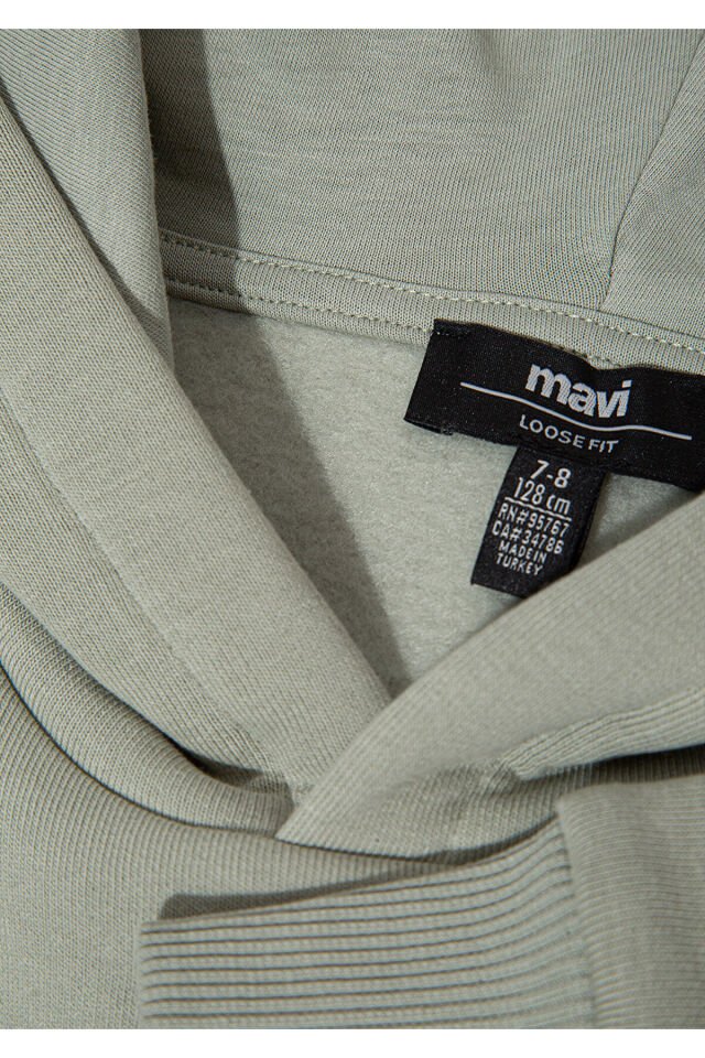 MAVİ ÇOCUK MAVİ BASKILI KAPÜŞONLU SWEATSHIRT Gümüş 6610110-70155