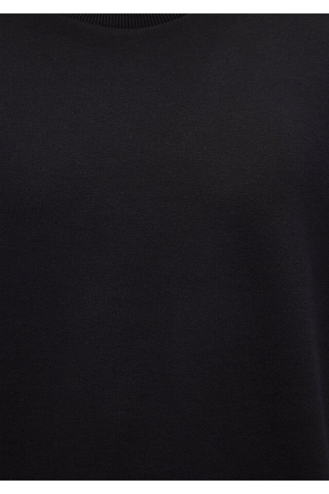 MAVİ ERKEK BİSİKLET YAKA SWEATSHIRT  Siyah 0S10276-900