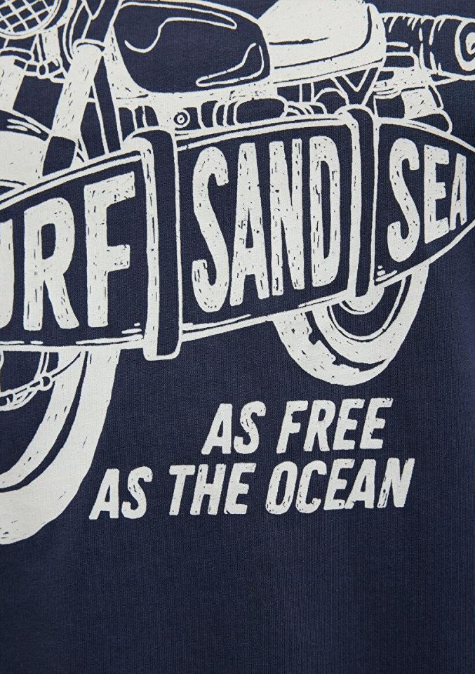 MAVİ ERKEK SURF SAND SEA TİŞÖRT Gece Lacivert 0612080-70490