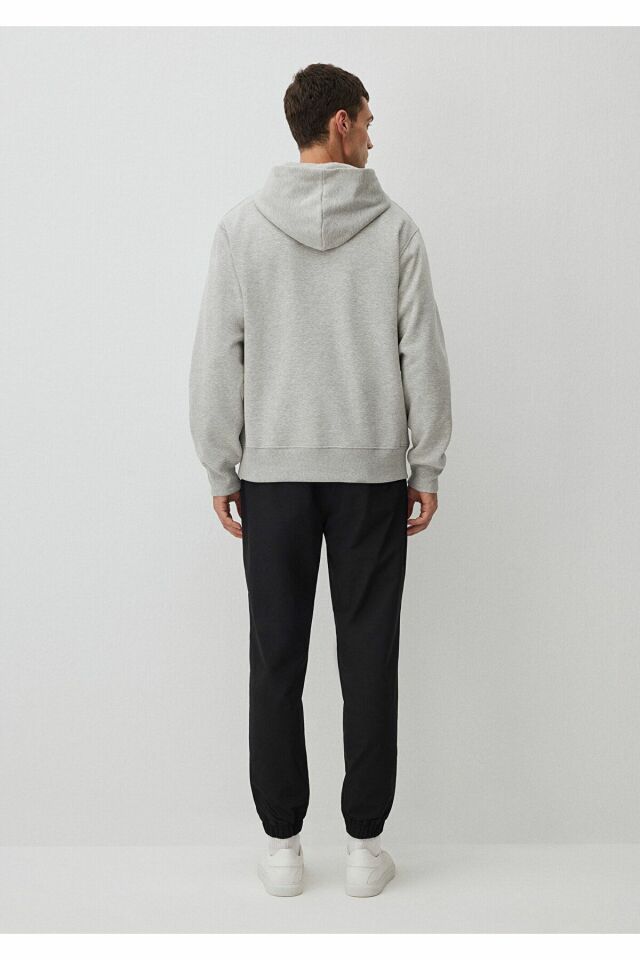 MAVİ ERKEK KAPÜŞONLU SWEATSHIRT Açık Gri Melanj 0S10190-80196