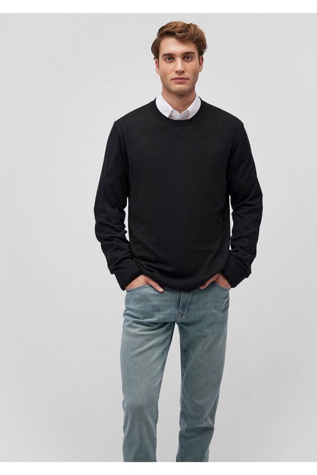 MAVİ ERKEK KAZAK Siyah 0710186-900