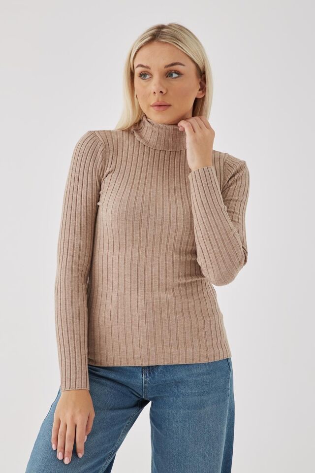 FASHION FRIENDS KADIN BALIKÇI YAKA BLUZ 23K0299K1