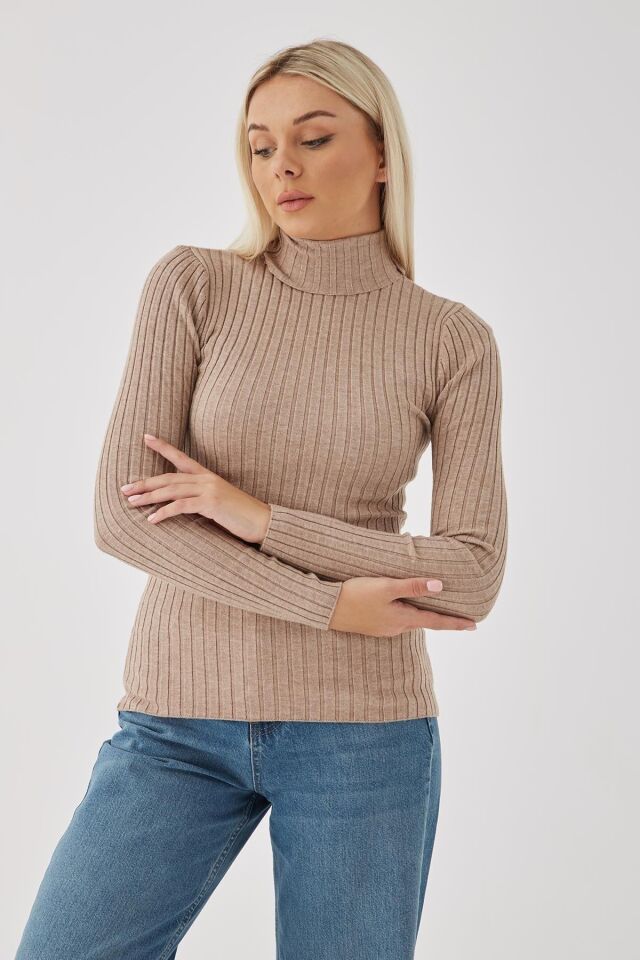 FASHION FRIENDS KADIN BALIKÇI YAKA BLUZ 23K0299K1