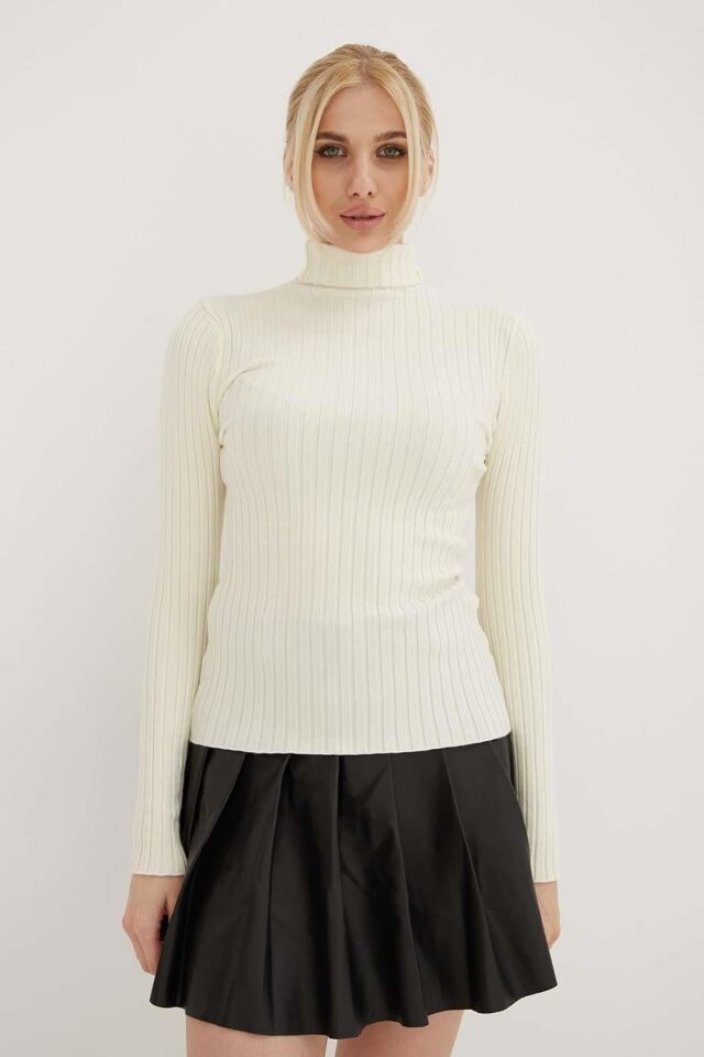 FASHION FRIENDS KADIN BALIKÇI YAKA BLUZ 23K0299K1