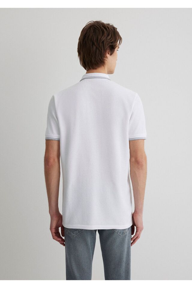 MAVİ ERKEK POLO TİŞÖRT Beyaz 064164-27879