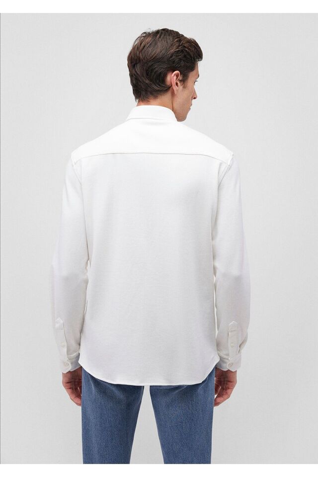 MAVİ ERKEK UZUN KOL GÖMLEK Beyaz 0211110-620