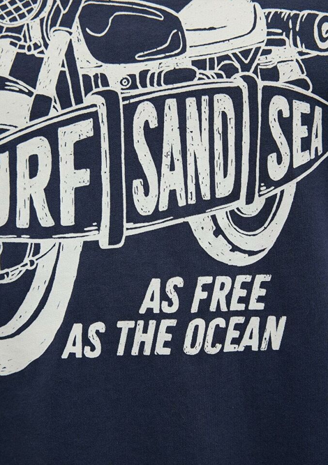 MAVİ ERKEK SURF SAND SEA TİŞÖRT Gece Lacivert 0612080-70490 LACİVERT - XL