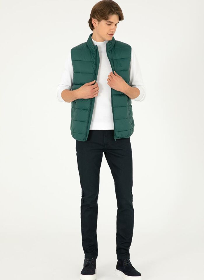 U.S. POLO ASSN. ERKEK DOKUMA YELEK G081GL010-000-1946066