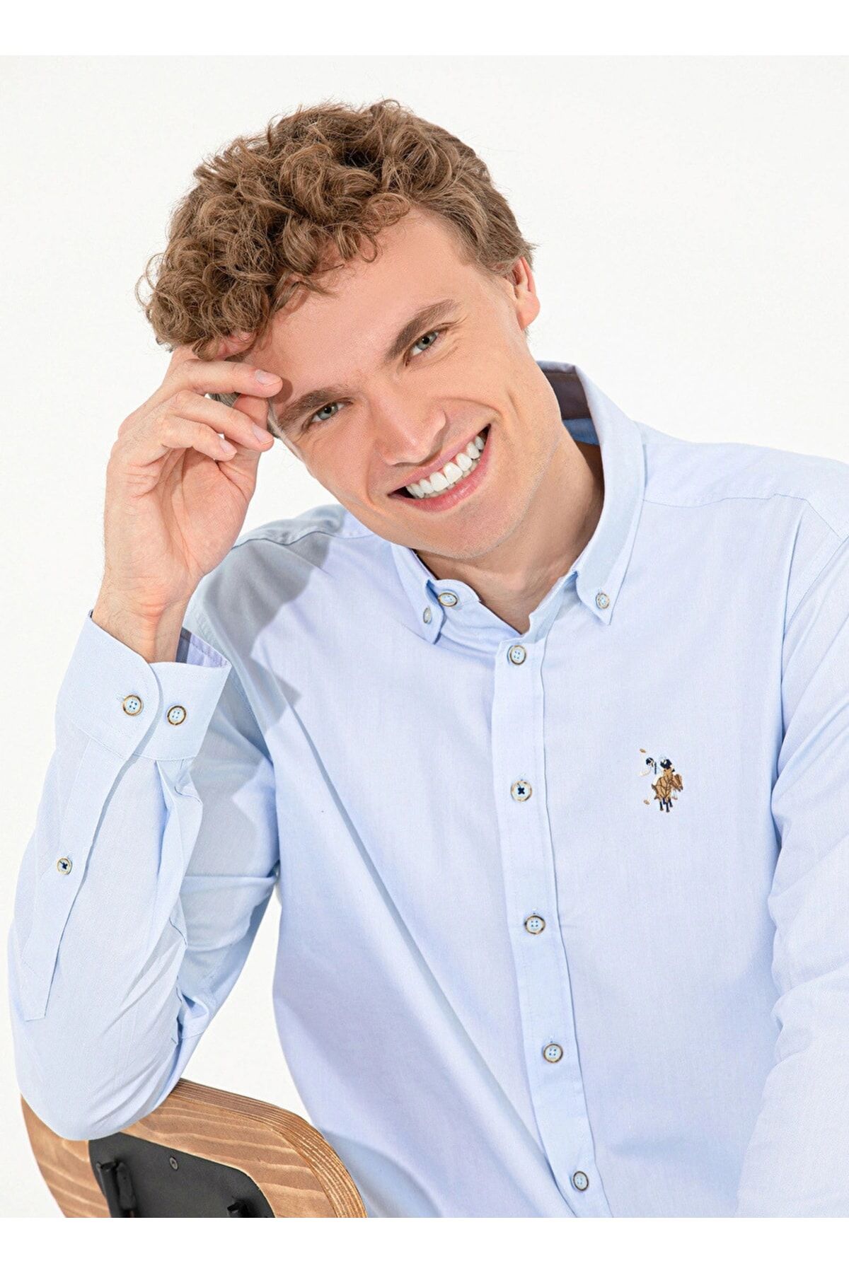 US POLO ASSN ERKEK DOKUMA GOMLEK G081SZ004-1571695