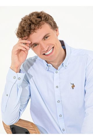 US POLO ASSN ERKEK DOKUMA GOMLEK G081SZ004-1571695