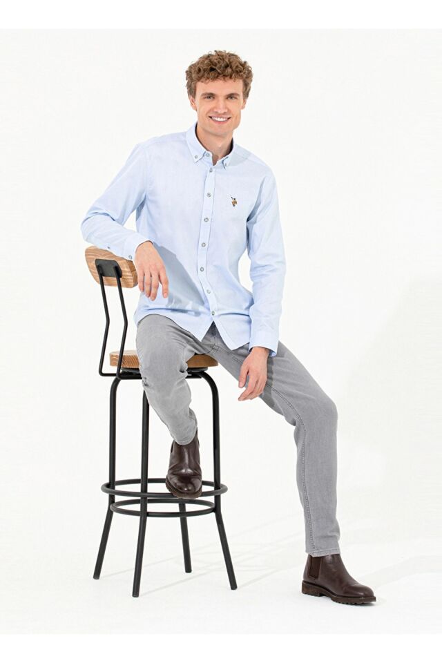 US POLO ASSN ERKEK DOKUMA GOMLEK G081SZ004-1571695