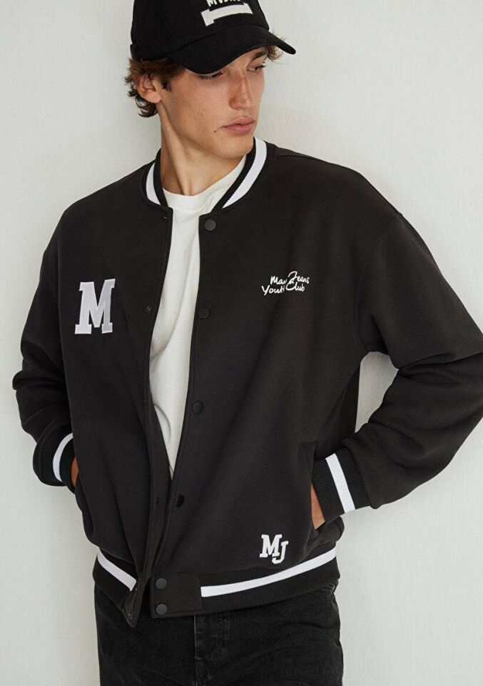 MAVİ ERKEK M BASKILI SWEATSHIRT Siyah 0S10167-900