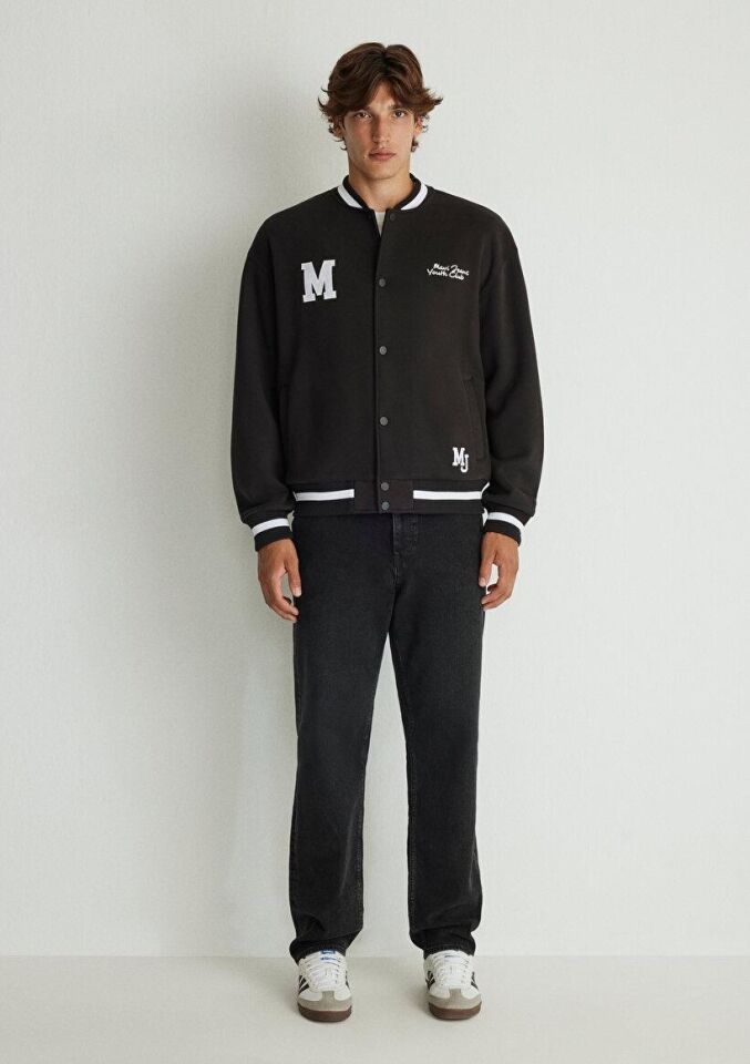 MAVİ ERKEK M BASKILI SWEATSHIRT Siyah 0S10167-900