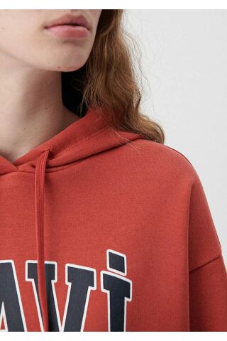 MAVİ KADIN MAVİ LOGO KAPÜŞONLU SWEATSHIRT Hot Sauce 1600361-70459