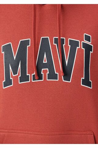 MAVİ KADIN MAVİ LOGO KAPÜŞONLU SWEATSHIRT Hot Sauce 1600361-70459