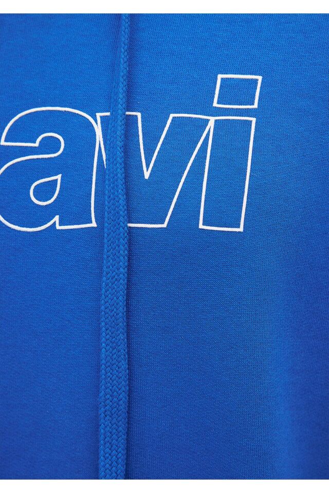 MAVİ ERKEK LOGO KAPÜŞONLU SWEATSHIRT  Saks 065606-70913