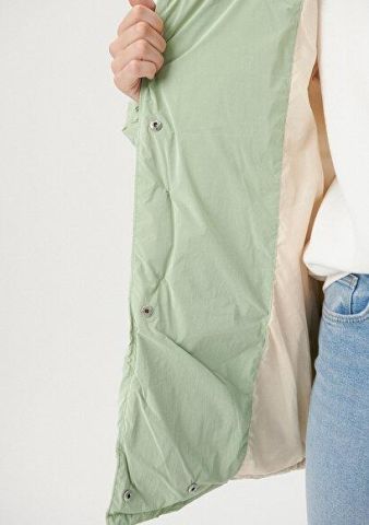 MAVİ KADIN HOODED JACKET Smoke Green 1110087-71471 YEŞİL - L