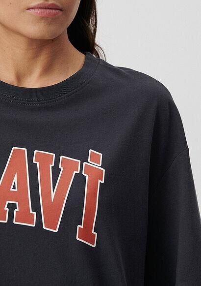 MAVİ KADIN MAVİ BASKILI TİŞÖRT KOYU ANTRASİT 1600843-82185