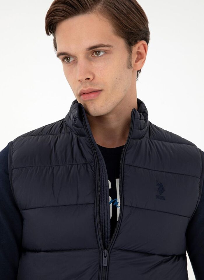 U.S. POLO ASSN. ERKEK DOKUMA YELEK G081GL010-000-1946066 LACİVERT - 50